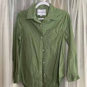 Lola River Green Women's Button-Up Shirt